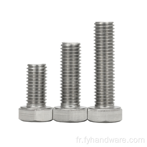 DIN Standard Hex Bolts Écrous et rondelles